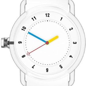 TID No.3 Unisex Minimalist Watch-Japanese Quartz Movement, Waterproof TR90 Resin Case,Minimalist Scandinavian Design, Solid Dial, Silicone Strap, 38mm Wristwatch