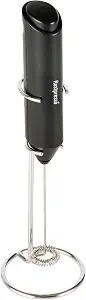 Restaurantware Black Electric Handheld Milk Frother, 1.4 x 1 x 8.5 In