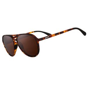 goodr Mach G Polarized Sunglasses Women & Men | Large Sized, Aviator Frames, UV400, Non-Reflective/Mirrored Lenses, No Slip, Multi Colors