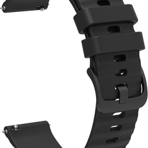 FanTEK Compatible with 18mm 20mm 22mm Watch Bands Quick Release Replacement Wristband, Silicone Sport Bands for Men Women