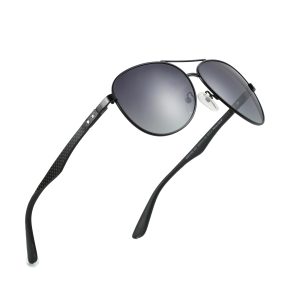 ZENOTTIC Polarized Aviator Sunglasses Men: Lightweight Carbon Fiber Frame | UV400 Protection Scratch-Resistant TAC Lens, Durable Metal Frame, Soft Silicone Nose Pads, Classic Pilot Driving Sun Glasses