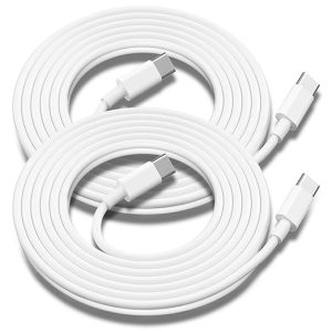 USB C to USB C Charging Cable for Apple 2Pack 10ft, Long Type C to C Cord | Fast Charger for iPhone 17/Air/16 E/15/Pro/Plus/Pro Max, for MacBook Pro/Air, for iPad Pro12.9/11in,Air 4/5,Mini 6/7 60W