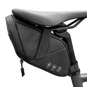 Bike Seat Bag, Water Resistant Bicycle Saddle Bag Under Seat, Cycling Seat Pack for Mountain Road Bikes and Commuter, 1L