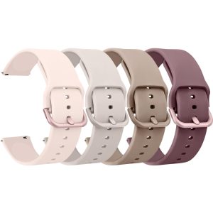 Meliya ID208 Plus Smart Watch Bands, 22mm Soft Silicone Bands for Fitpolo/Quican/Aeac/Tensky ID208 Plus Smartwatch Replacement Wristband Adjustable Straps