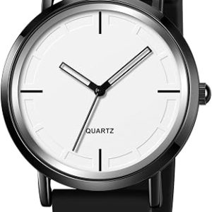 BESTKANG Fashion Simple Luxury Quartz Silicone Waterproof Unisex Wrist Watches for Women and Men