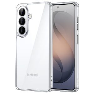 JETech Case for Samsung Galaxy S26, Anti-Yellowing, Clear | Camera Lens Full Protection, Shockproof Protection, Scratch Resistant Hard PC Back, Durable Transparent TPU Bumper