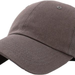 KBETHOS Classic Unisex Cotton Adjustable Low Crown Baseball Cap – Plain Dad Hat
