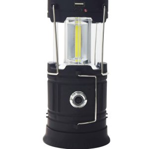 Foldable Portable LED Camping lamp Lightweight Waterproof Solar USB Rechargeable LED Flashlight Survival kit is Suitable for Indoor and Outdoor Home Emergency Lights Power Outage Hiking.