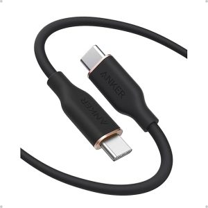 Anker USB C Cable, 240W Type C Fast Charging Cord (1-Pack, 6 ft, Black) | USB 2.0 for iPhone 17 / 16 / 15 Series, MacBook Pro 2020, and More