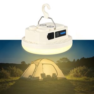 Vcwtty Rechargeable Camping Lantern, 3000LM Magnetic, Warm White | Soft Start Eye Protection, 4000mAh, 72H Runtime, USB-C, Hanging Hook, IP65, Tent Light, for Power Outage, Emergency, Hiking