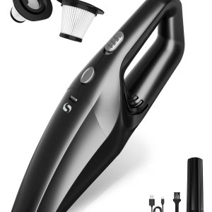 Handheld Vacuum Cordless, car Vacuum Portable Cordless | Portable Hand Held Vacuum Cordless with Washable HEPA Filter and Rechargeable Battery, Mini Vacuum Kit for Men and Women