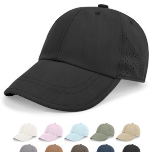 Rosoz Unisex Baseball Cap Vintage UPF 50+ Unstructured Men Women Dad Hat | UV Protection, Unstructured Hat,Lightweight & Foldable,Breathable Laser Cut Mesh,Adjustable Velcro, Unisex Outdoor Caps