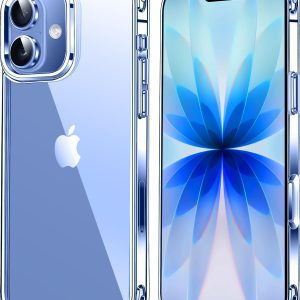 Mkeke Compatible with iPhone 17 Case Clear [Not-Yellowing] [Military-Grade Drop Protection] Shockproof Protective Phone Bumper 6.3 inch