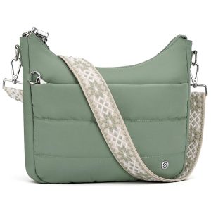 SYTRAH Anti Theft Crossbody Hobo Bags for Women, RFID Puffer Purse