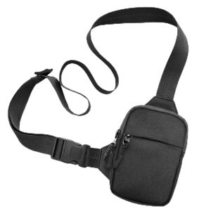 Travel Sling Bag for Men & Women, Anti-Theft RFID Blocking Crossbody Bags | Water Resistant Sling Bags for Travel with Secure Zipper Lock, Compact Lightweight Chest Bag