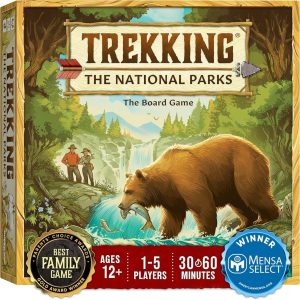 Underdog Games Trekking The National Parks - Award-Winning Family Board Game for Kids Ages 12+ - Easy to Learn, Fun Activities for 1-5 Players, Great for Family Bonding & for National Parks Lovers