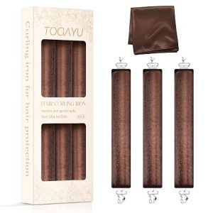 Heatless Curls Overnight Hair Care Set - Jumbo Velvet Hair Curlers | No Heat Hair Rollers for Women, Comfortable Sleep-In Hair Rollers with Satin Scarf, No Heat Damage Curling Rods for All Hair
