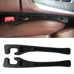 Car Seat Gap Filler Accessories,Storage Organizer Fit Car SUV Truck Fill The Gap Between Seat & Console Vehicle Console Side Pockets (Black)