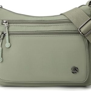 Pealwel Casual Crossbody Bag with Anti Theft Pocket - Women Lightweight Water-Resistant Purse Bag