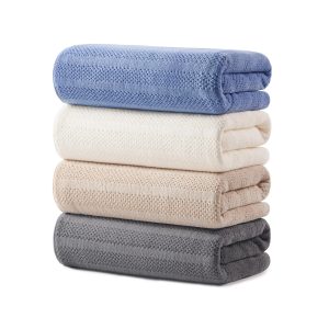 ecolook Microfiber Bath Towels Set of 4, 31 x 63 Inch Extra Large Bath Towel Set, Super Soft & Highly Absorbent, Quick Dry Lightweight Towels for Bathroom, Gym, Spa, Pool & Travel, Multicolor