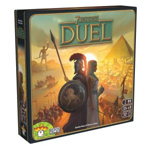 Asmodee 7 Wonders Duel Board Game BASE GAME - Intense Two-Player Battles in the Ancient World, Strategy Game for Kids and Adults, Ages 10+, 2 Players, 30 Minute Playtime | Build a civilization and outwit your rival through three Ages. Ages 10+, 2 Players, 30 Min.
