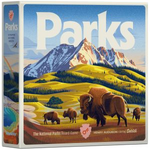 Keymaster Games Parks Base Camp | Beautiful Strategy Game for Families, Adults or Solo | Best Board Game for Nature, Outdoors, and Hiking | The US National Parks Game | Ages 10+ | 1-5 Players